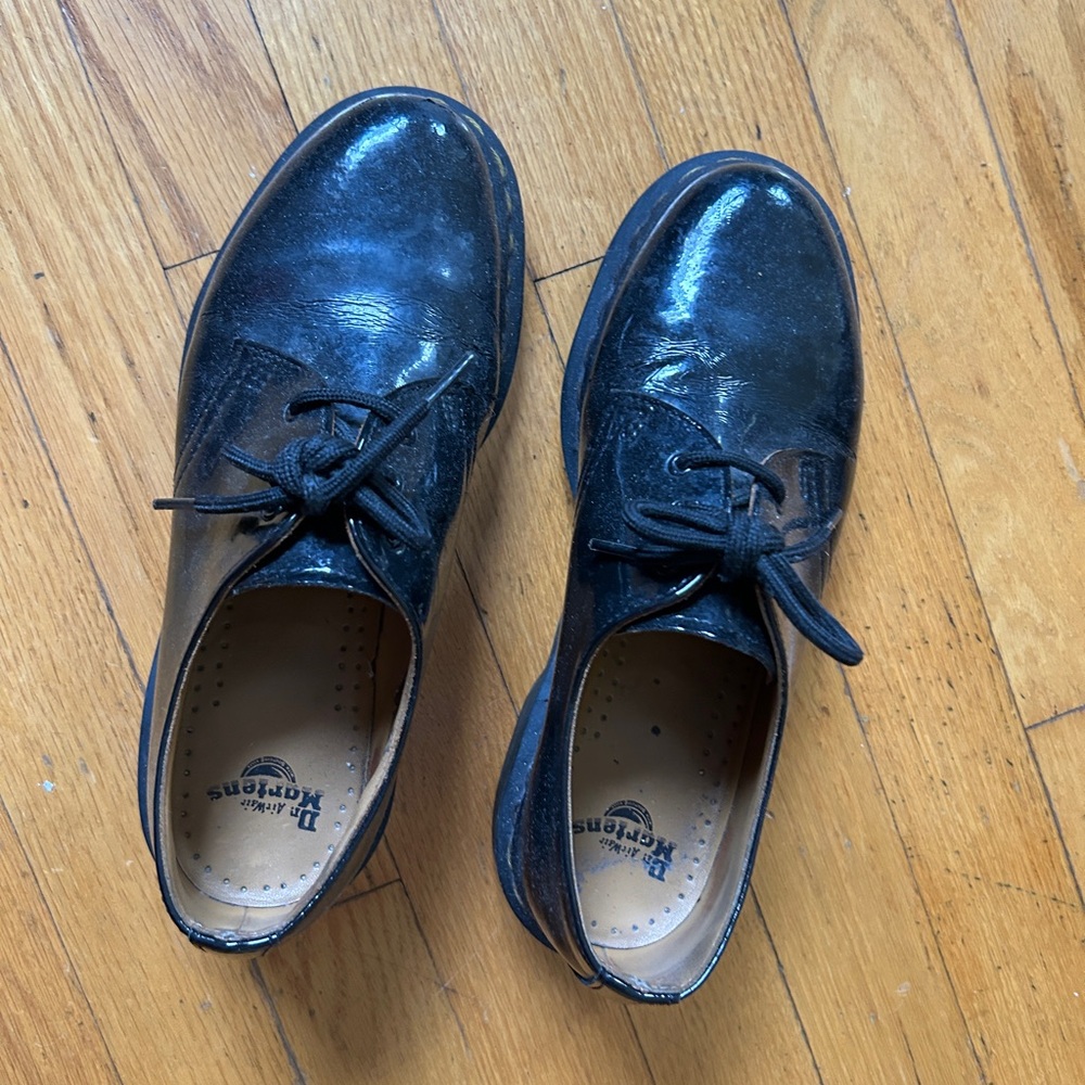 Dr. Martens Shiny Black patent Oxfords